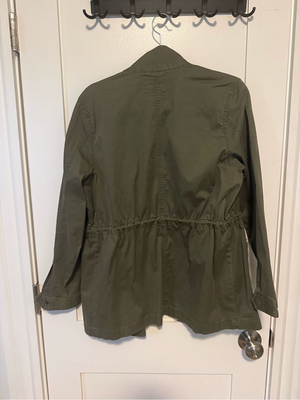 Universal Thread Olive Utility Jacket with Drawstring Waist - Picture 2 of 3